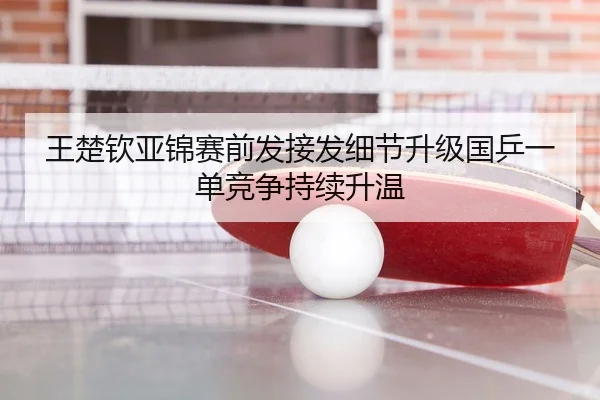 王楚钦亚锦赛前发接发细节升级国乒一单竞争持续升温